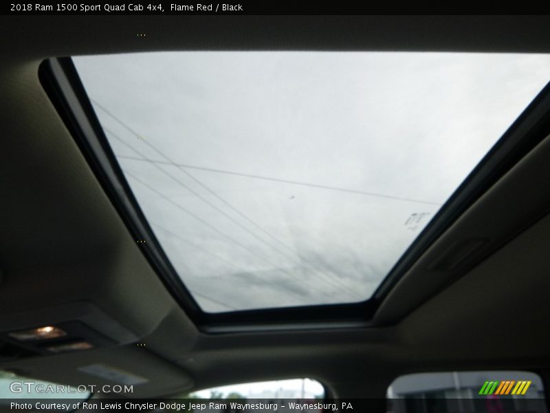 Flame Red / Black 2018 Ram 1500 Sport Quad Cab 4x4
