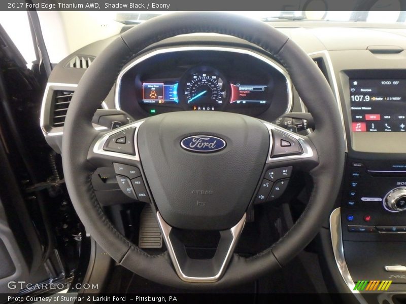 Shadow Black / Ebony 2017 Ford Edge Titanium AWD