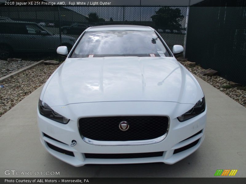 Fuji White / Light Oyster 2018 Jaguar XE 25t Prestige AWD