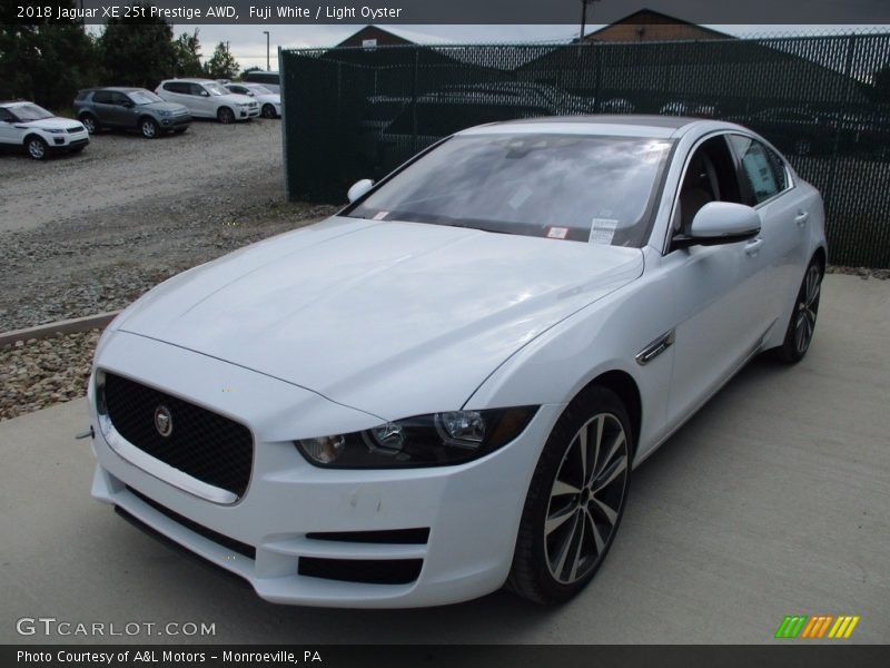 Fuji White / Light Oyster 2018 Jaguar XE 25t Prestige AWD