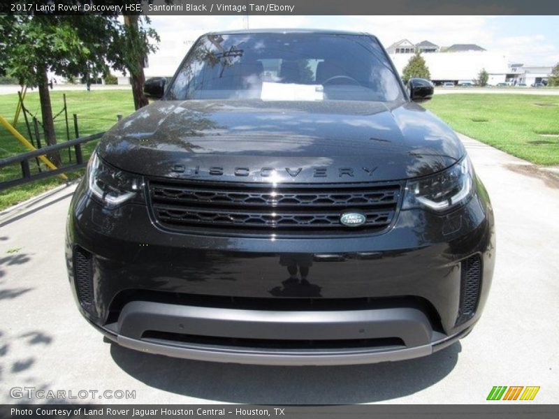 Santorini Black / Vintage Tan/Ebony 2017 Land Rover Discovery HSE