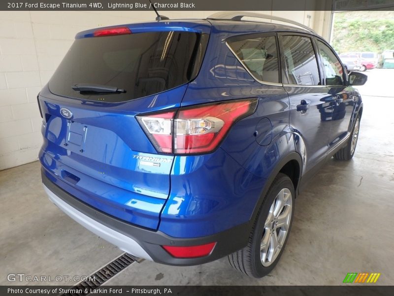 Lightning Blue / Charcoal Black 2017 Ford Escape Titanium 4WD