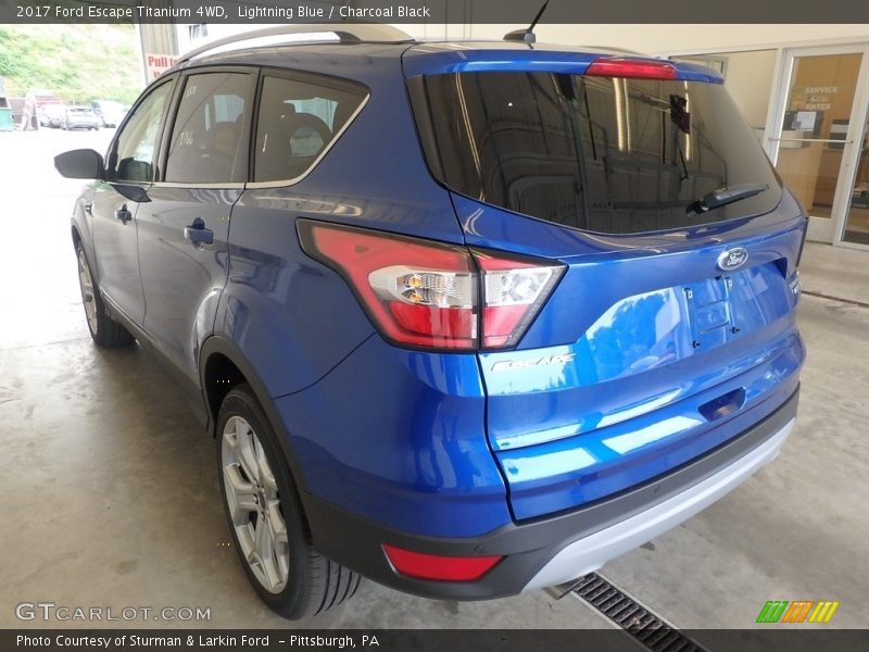 Lightning Blue / Charcoal Black 2017 Ford Escape Titanium 4WD