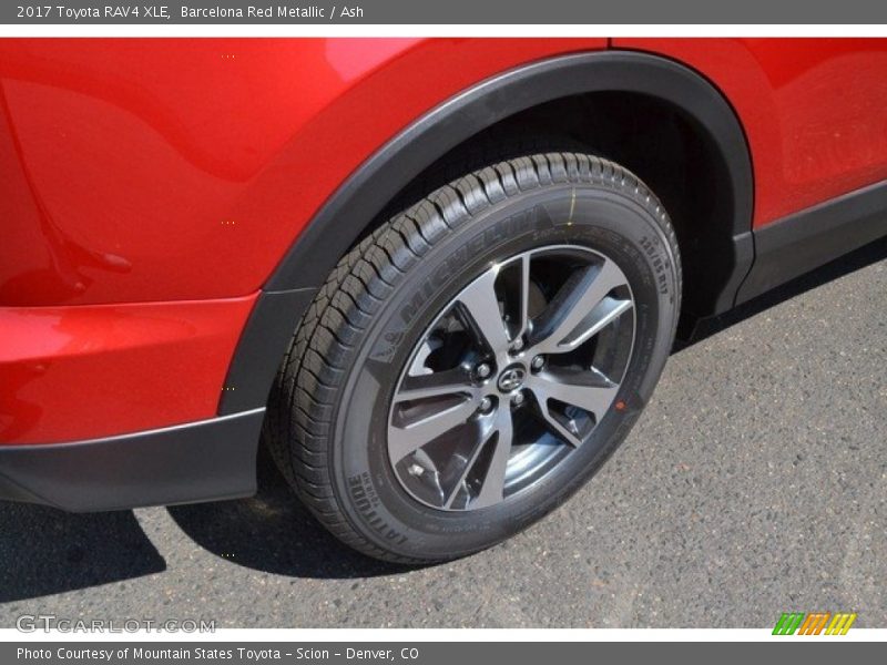 Barcelona Red Metallic / Ash 2017 Toyota RAV4 XLE