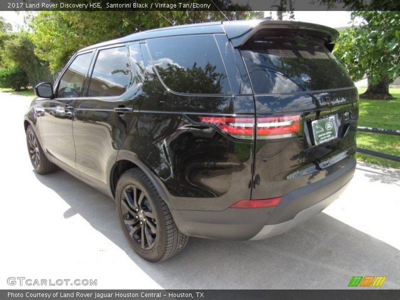 Santorini Black / Vintage Tan/Ebony 2017 Land Rover Discovery HSE