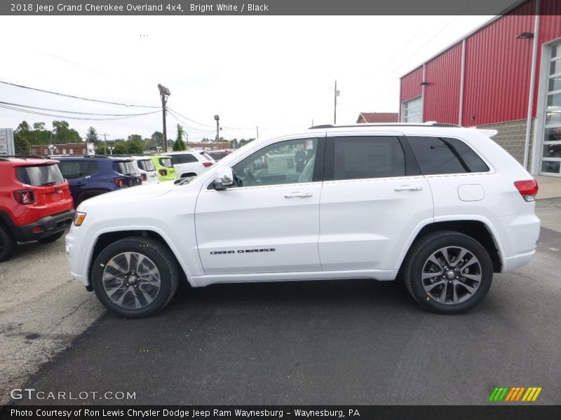 Bright White / Black 2018 Jeep Grand Cherokee Overland 4x4