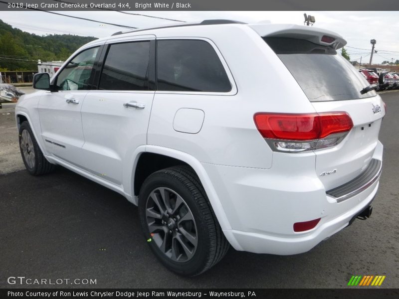 Bright White / Black 2018 Jeep Grand Cherokee Overland 4x4