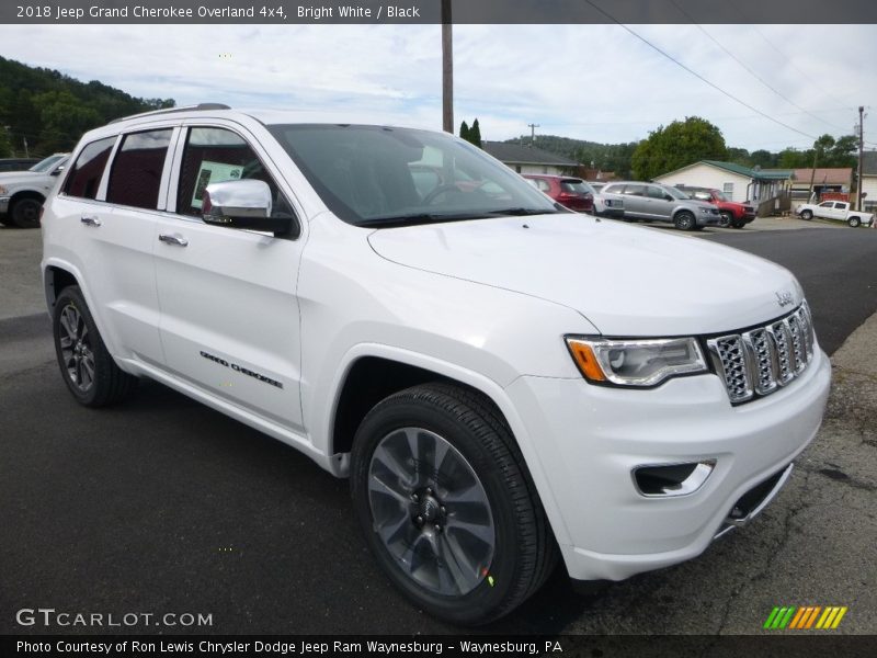 Bright White / Black 2018 Jeep Grand Cherokee Overland 4x4