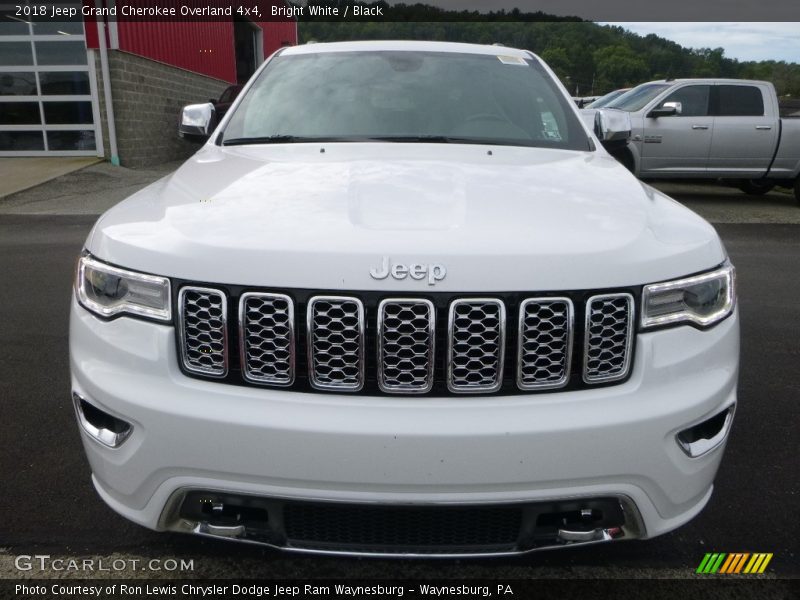 Bright White / Black 2018 Jeep Grand Cherokee Overland 4x4