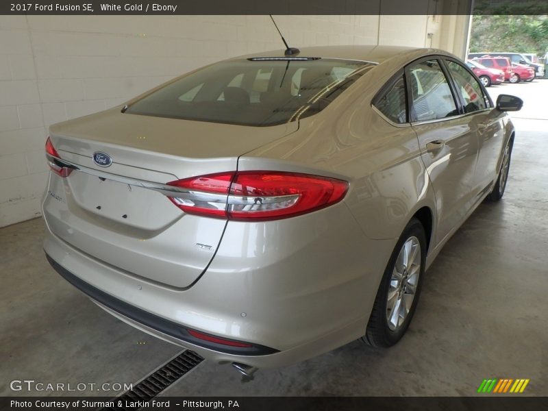 White Gold / Ebony 2017 Ford Fusion SE