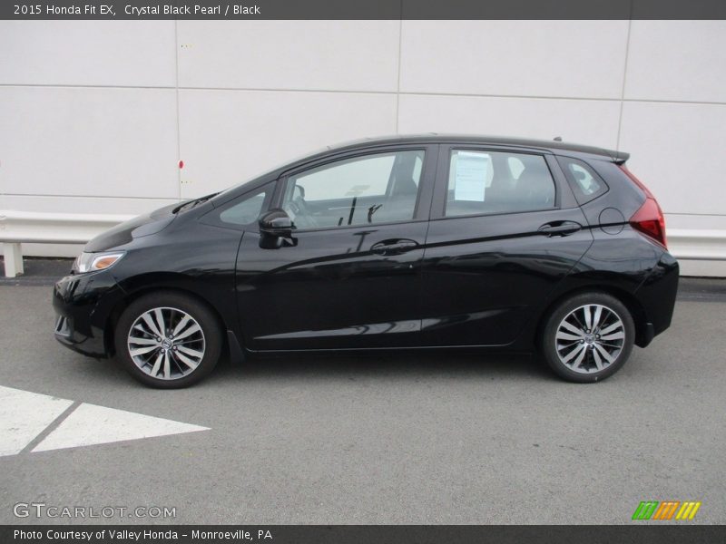 Crystal Black Pearl / Black 2015 Honda Fit EX