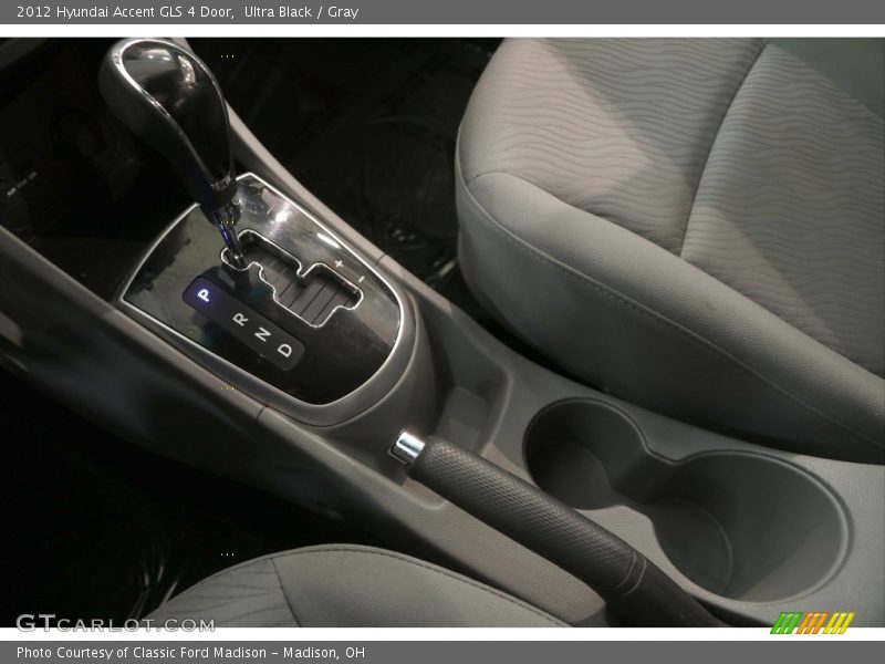 Ultra Black / Gray 2012 Hyundai Accent GLS 4 Door