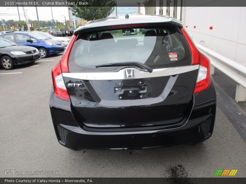 Crystal Black Pearl / Black 2015 Honda Fit EX