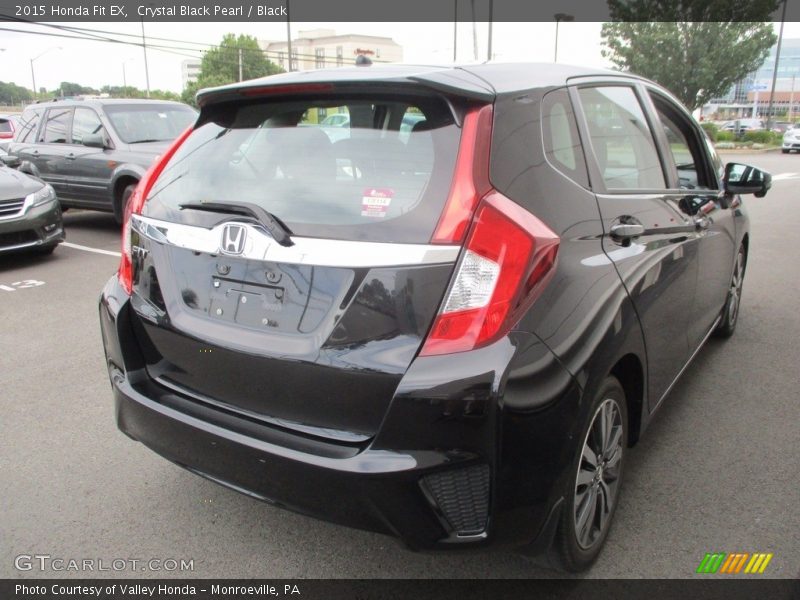 Crystal Black Pearl / Black 2015 Honda Fit EX