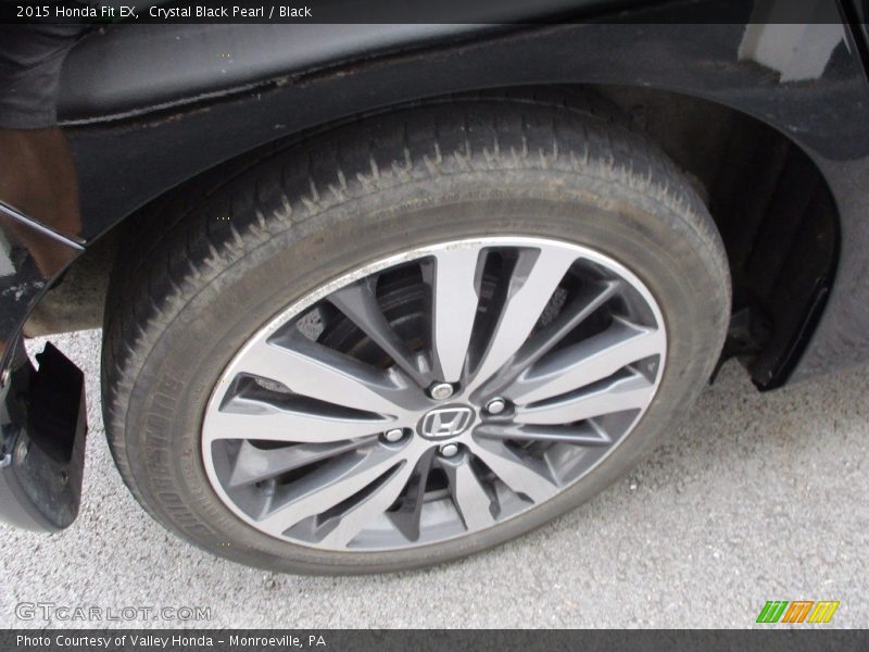 Crystal Black Pearl / Black 2015 Honda Fit EX