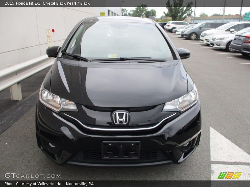 Crystal Black Pearl / Black 2015 Honda Fit EX