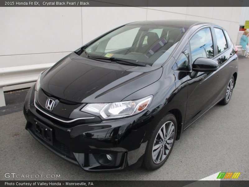Crystal Black Pearl / Black 2015 Honda Fit EX