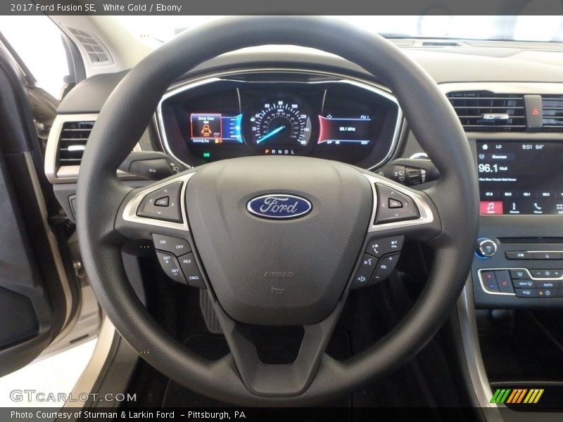 White Gold / Ebony 2017 Ford Fusion SE