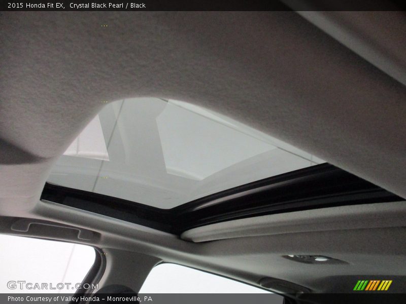 Crystal Black Pearl / Black 2015 Honda Fit EX