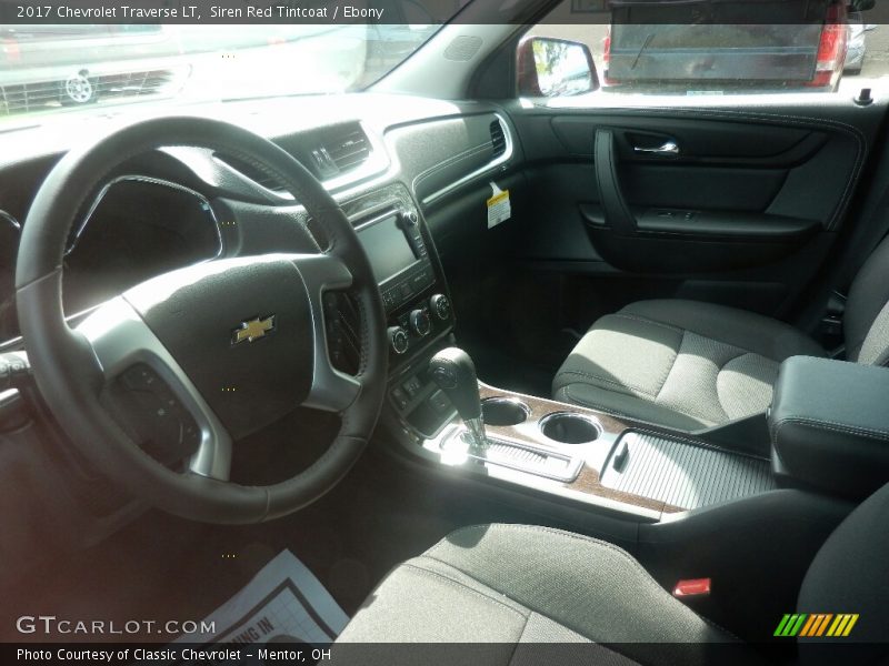 Siren Red Tintcoat / Ebony 2017 Chevrolet Traverse LT