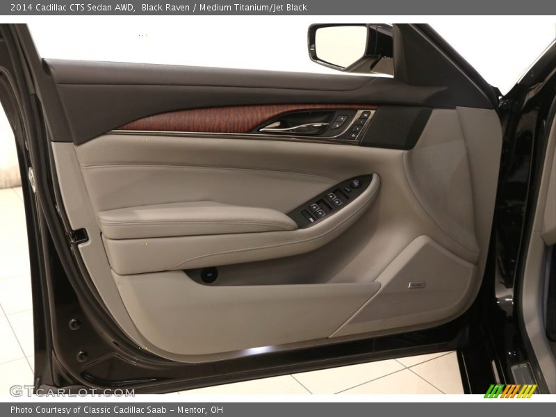 Black Raven / Medium Titanium/Jet Black 2014 Cadillac CTS Sedan AWD