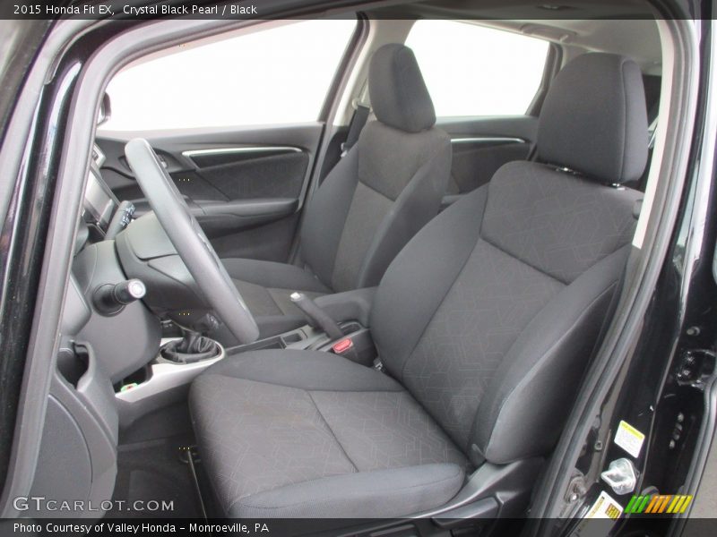 Crystal Black Pearl / Black 2015 Honda Fit EX