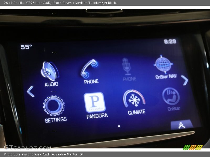 Black Raven / Medium Titanium/Jet Black 2014 Cadillac CTS Sedan AWD