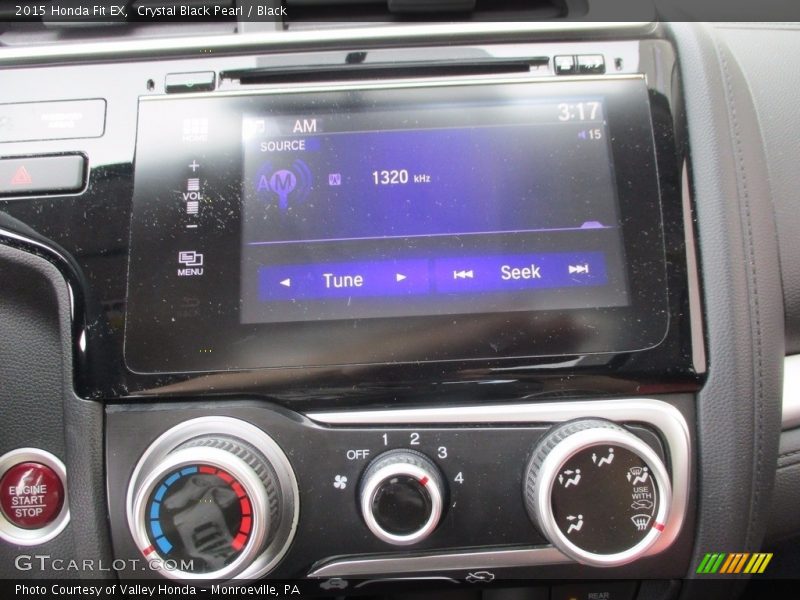 Crystal Black Pearl / Black 2015 Honda Fit EX