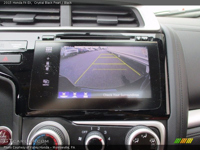 Crystal Black Pearl / Black 2015 Honda Fit EX