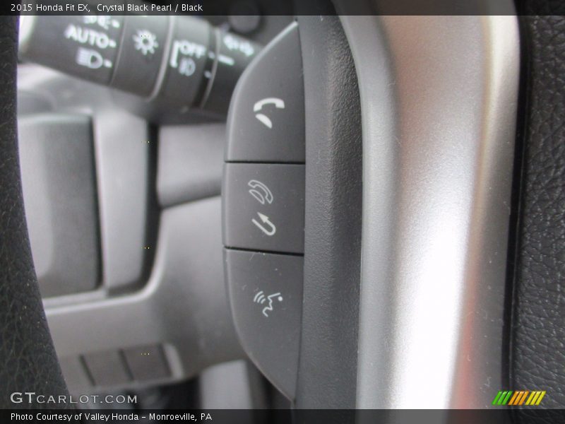 Crystal Black Pearl / Black 2015 Honda Fit EX