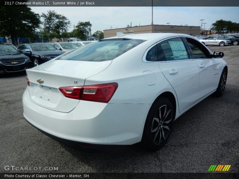 Summit White / Jet Black 2017 Chevrolet Malibu LT