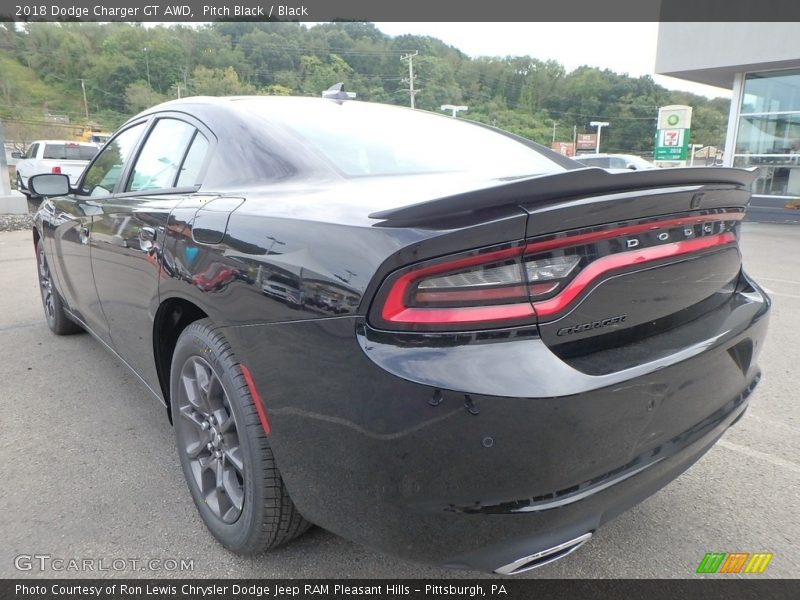 Pitch Black / Black 2018 Dodge Charger GT AWD
