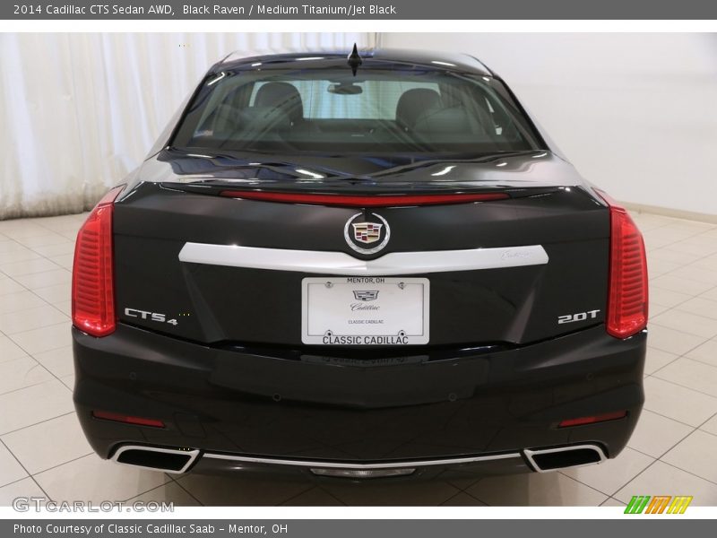 Black Raven / Medium Titanium/Jet Black 2014 Cadillac CTS Sedan AWD