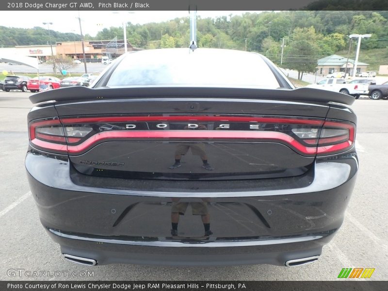 Pitch Black / Black 2018 Dodge Charger GT AWD