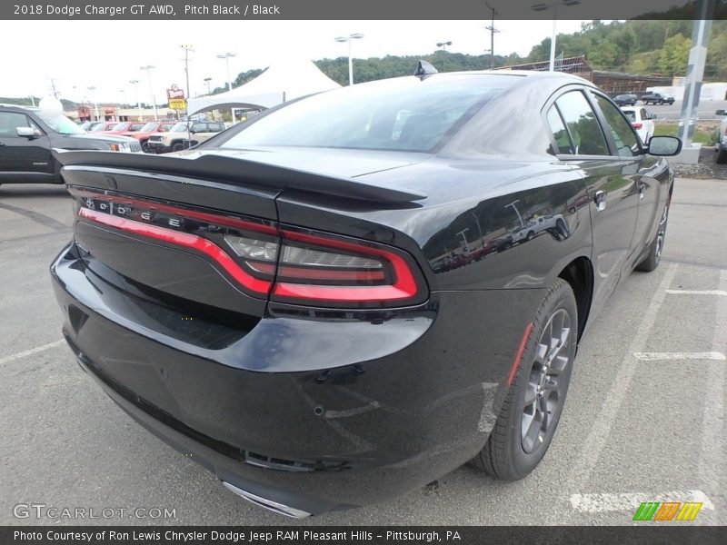 Pitch Black / Black 2018 Dodge Charger GT AWD