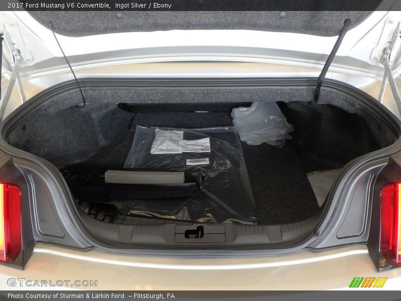 Ingot Silver / Ebony 2017 Ford Mustang V6 Convertible