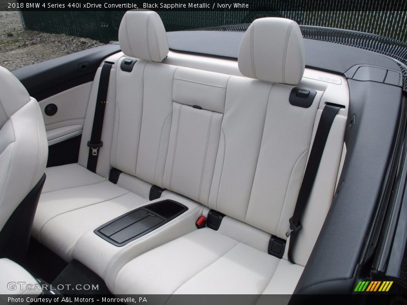 Rear Seat of 2018 4 Series 440i xDrive Convertible