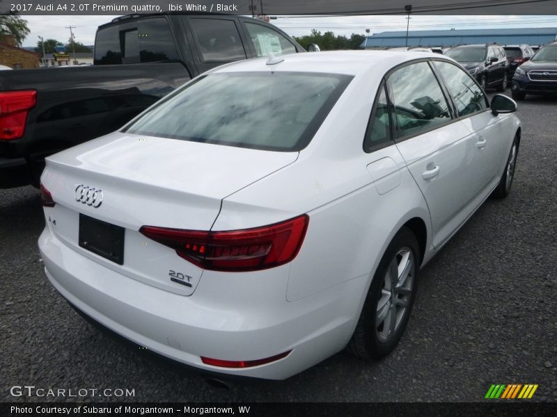 Ibis White / Black 2017 Audi A4 2.0T Premium quattro