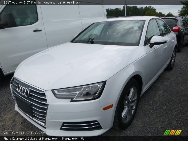 Ibis White / Black 2017 Audi A4 2.0T Premium quattro