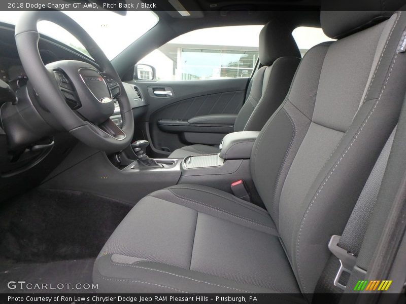 Pitch Black / Black 2018 Dodge Charger GT AWD