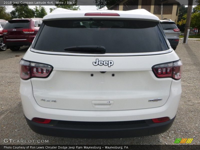 White / Black 2018 Jeep Compass Latitude 4x4