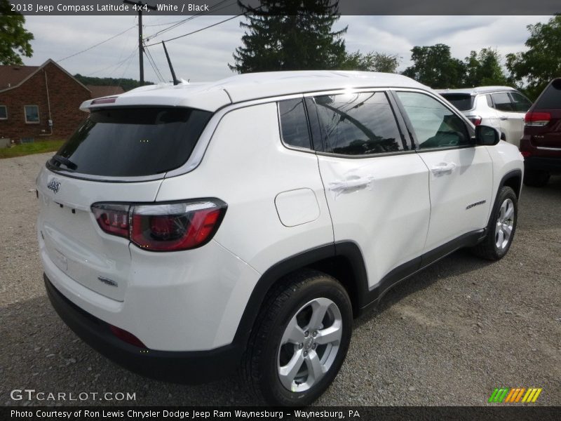 White / Black 2018 Jeep Compass Latitude 4x4