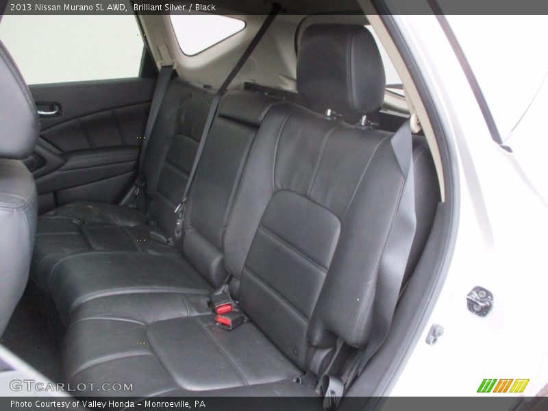 Brilliant Silver / Black 2013 Nissan Murano SL AWD