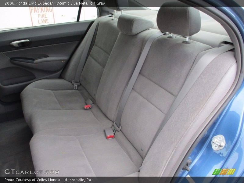 Atomic Blue Metallic / Gray 2006 Honda Civic LX Sedan
