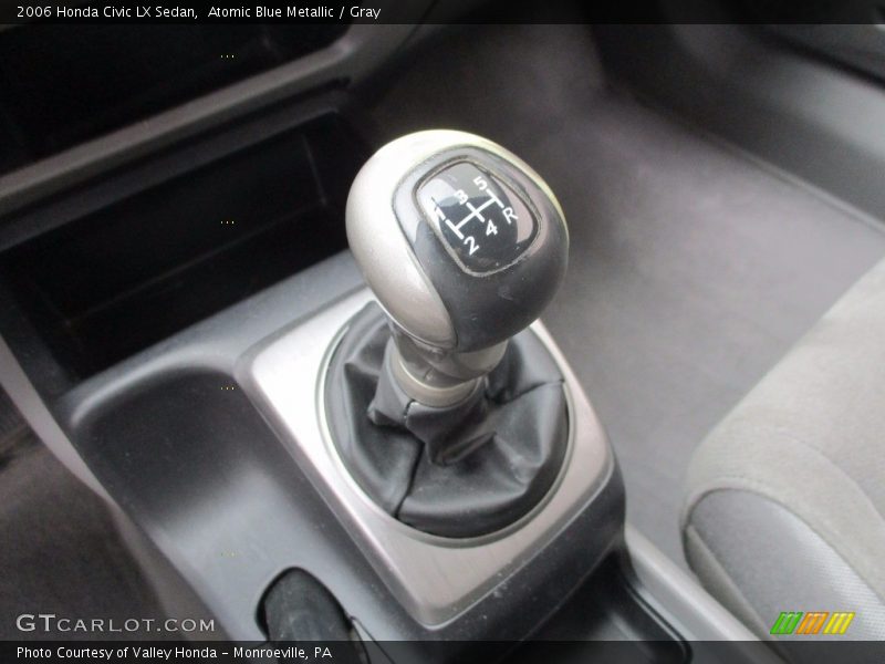 Atomic Blue Metallic / Gray 2006 Honda Civic LX Sedan