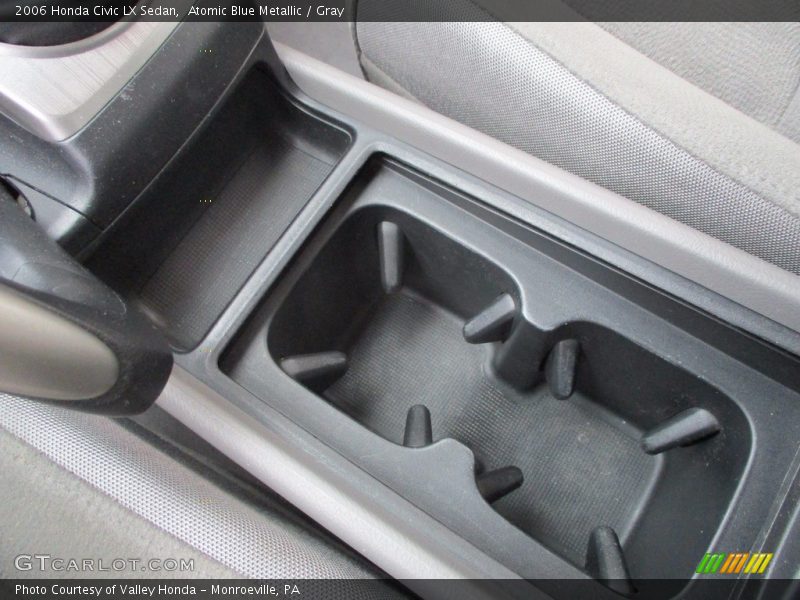 Atomic Blue Metallic / Gray 2006 Honda Civic LX Sedan
