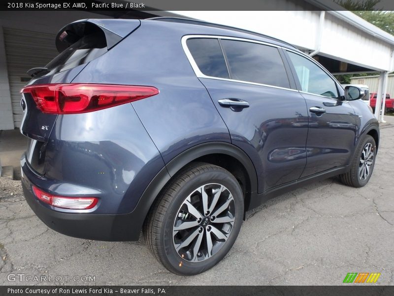 Pacific Blue / Black 2018 Kia Sportage EX AWD