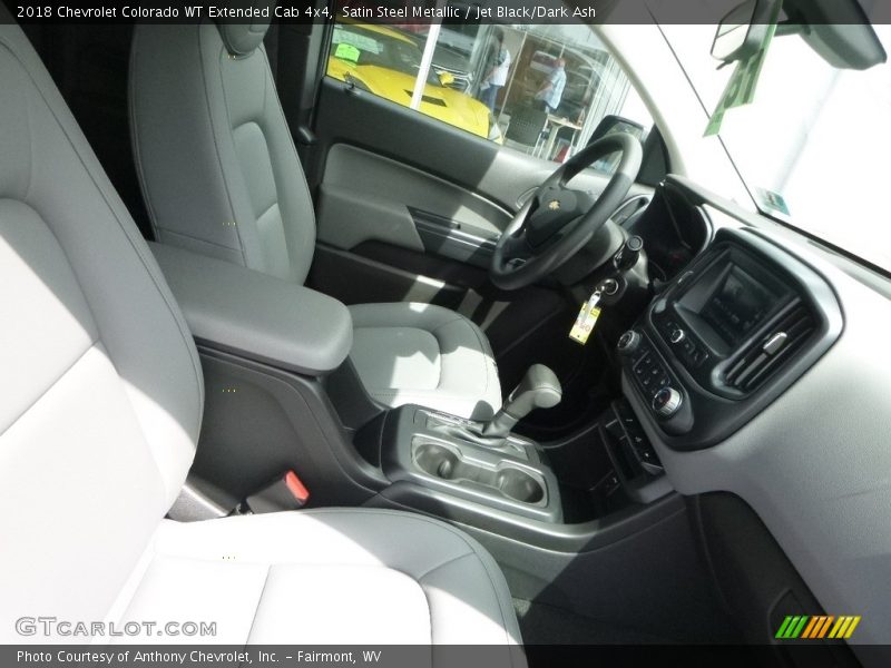 Satin Steel Metallic / Jet Black/Dark Ash 2018 Chevrolet Colorado WT Extended Cab 4x4