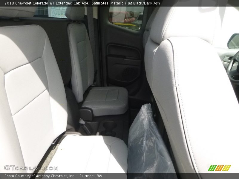 Satin Steel Metallic / Jet Black/Dark Ash 2018 Chevrolet Colorado WT Extended Cab 4x4