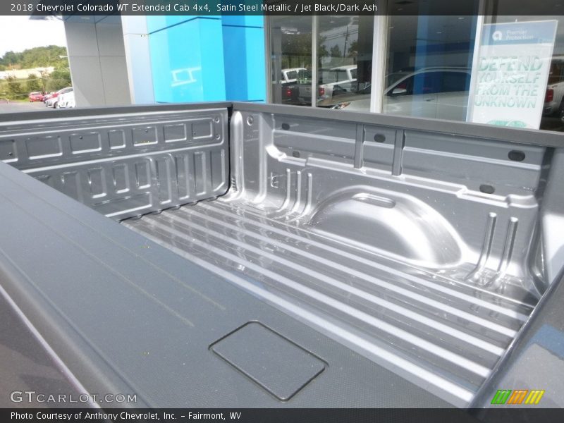 Satin Steel Metallic / Jet Black/Dark Ash 2018 Chevrolet Colorado WT Extended Cab 4x4